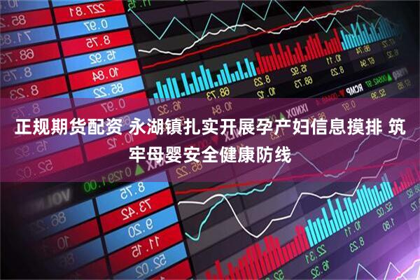 正规期货配资 永湖镇扎实开展孕产妇信息摸排 筑牢母婴安全健康防线